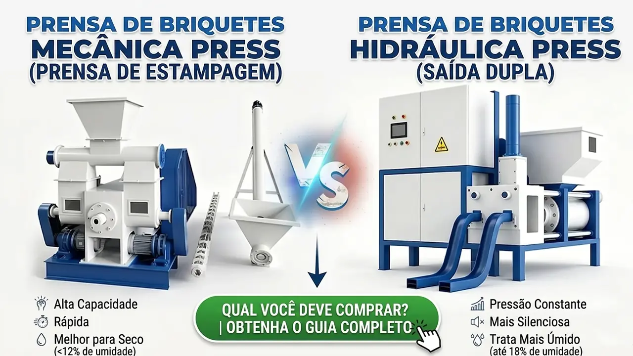 Uma comparação abrangente entre a prensa de estampagem mecânica e a prensa de briquetes hidráulica de saída dupla, destacando características fundamentais — como força de impacto, estabilidade da pressão, níveis de ruído e requisitos de umidade do material — para auxiliar os usuários na escolha da máquina ideal.